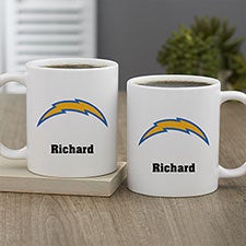 NFL Los Angeles Chargers Personalized Coffee Mugs - 32950
