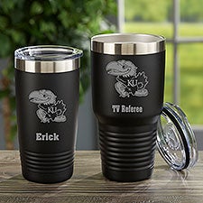 NCAA Kansas Jayhawks Personalized Stainless Steel Tumblers - 33155