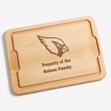 NFL Arizona Cardinals Personalized Maple Cutting Boards - 33344