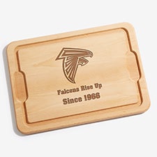 NFL Atlanta Falcons Personalized Maple Cutting Boards - 33399