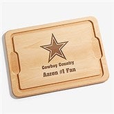 NFL Dallas Cowboys Personalized Wood Cutting Boards - 33406