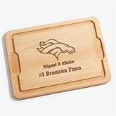 NFL Denver Broncos Personalized Maple Cutting Boards - 33407