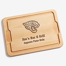 NFL Jacksonville Jaguars Personalized Maple Cutting Boards - 33412