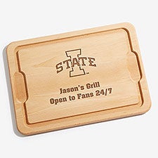 NCAA Iowa State Cyclones Personalized Maple Cutting Boards - 33495