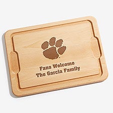 NCAA Clemson Tigers Personalized Maple Cutting Boards - 33501