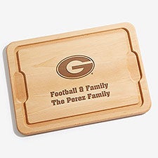 NCAA Georgia Bulldogs Personalized Maple Cutting Boards - 33502