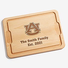 NCAA Auburn Tigers Personalized Maple Cutting Boards - 33508