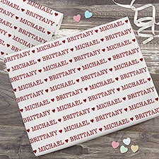 Our Love Personalized Wrapping Paper - 33517