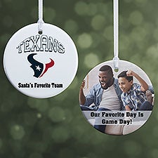 NFL Houston Texans Personalized Ornaments - 33589