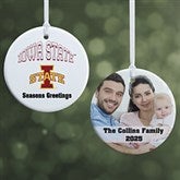 NCAA Iowa State Cyclones Personalized Ornaments  - 33653