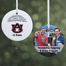 NCAA Auburn Tigers Personalized Ornaments - 33665