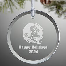 NCAA Florida State Seminoles Personalized Glass Ornaments - 33851
