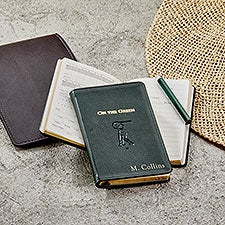 On the Green Personalized Leather Score Book - 35035D