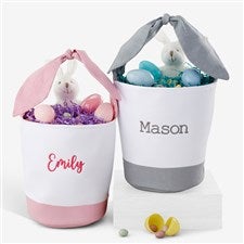 Hanging Bunny Ears Personalized Easter Baskets - 35434