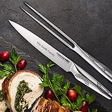 iD3 Engraved Carving Knife Set - Japanese Steel - 35553D