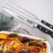 Personalized Carving Knife Set - German Steel - Wolfgang Starke - 35555D