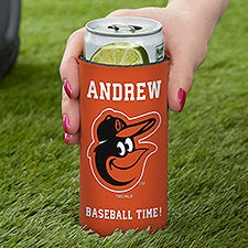 Baltimore Orioles Personalized Slim Can Holder MLB Baseball - 35777