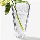 Laurels Of Love Personalized Wedding Vase - 36264