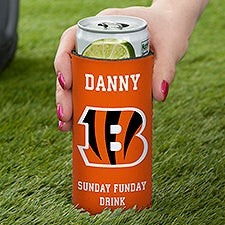 NFL Cincinnati Bengals Personalized Slim Can Cooler  - 36330