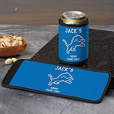 NFL Detroit Lions Personalized Can & Bottle Wrap  - 36390