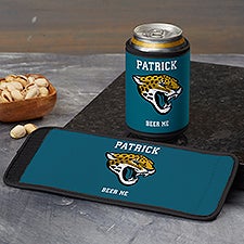 NFL Jacksonville Jaguars Personalized Can & Bottle Wrap  - 36394