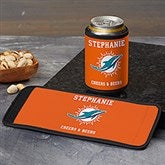 NFL Miami Dolphins Personalized Can & Bottle Wrap  - 36397