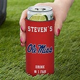 NCAA Ole Miss Rebels Personalized Slim Can Cooler  - 36440