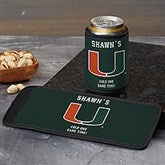 NCAA Miami Hurricanes Personalized Can & Bottle Wrap  - 36469