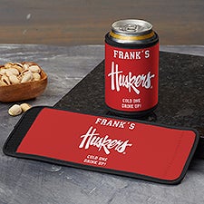 NCAA Nebraska Cornhuskers Personalized Can & Bottle Wrap  - 36487