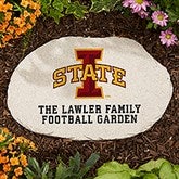 NCAA Iowa State Cyclones Personalized Round Garden Stone  - 36657