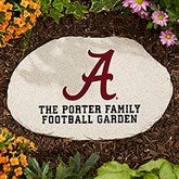 NCAA Alabama Crimson Tide Personalized Round Garden Stone  - 36664