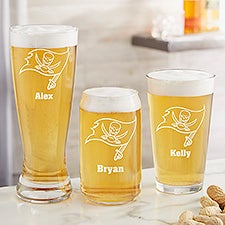 NFL Tampa Bay Buccaneers Personalized Beer Glass  - 36714