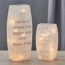 Write Your Own Message Personalized Frosted Tabletop Light - 36823