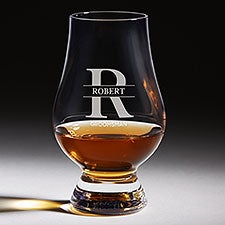 Lavish Groomsman Personalized Glencairn Whiskey Glass  - 37157