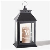 Personalized Decorative Candle Lantern - Family Initial - 37394