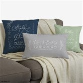 Elegant Couple Personalized Wedding Throw Pillow  - 37821