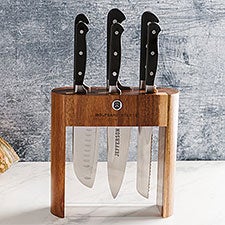 Wolfgang Starke Engraved 7-Piece Knife Block Set - 38018D