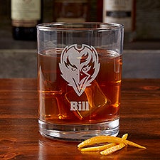 NFL Baltimore Ravens Engraved Old Fashioned Whiskey Glasses - 38310
