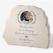 Personalized Photo Standing Garden Stone - God Made an Angel - 38672