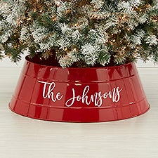 Personalized Christmas Metal Tree Collar  - 39222