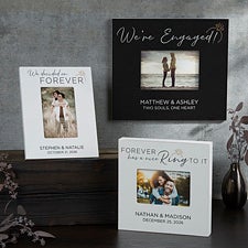 We're Engaged Personalized Frames  - 39230