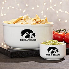 NCAA Iowa Hawkeyes Personalized Bowls - 39733