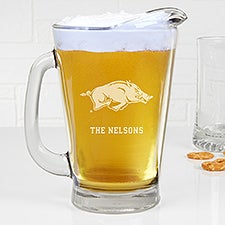 NCAA Arkansas Razorbacks Personalized Drink Pitcher - 39766