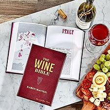 The Wine Bible Personalized Leather Book  - 40459D