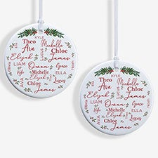 Merry Family Personalized Ornament  - 40673