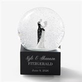 Wedding Couple Personalized Musical Snow Globe  - 40769
