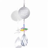 Engraved Message Rainbow Suncatcher  - 41012