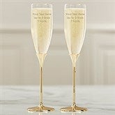 Personalized Gold Flute Set - Write Your Own - 41223
