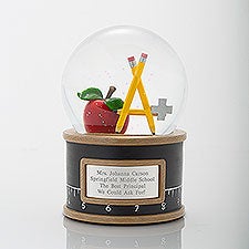 Engraved Teacher Recognition Snow Globe - 41837