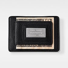 Birthday Engraved Wallet and Money Clip Duo - 41843